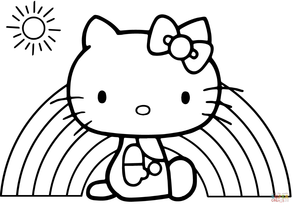 74 Hello Kitty Coloring Pages Preschool