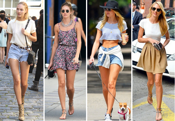 Knots and Ruffles: Get the Style: Candice Swanepoel Summer Street Style