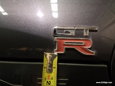 Toprank Importers shows you GT-R badge placement on the rear of an R32