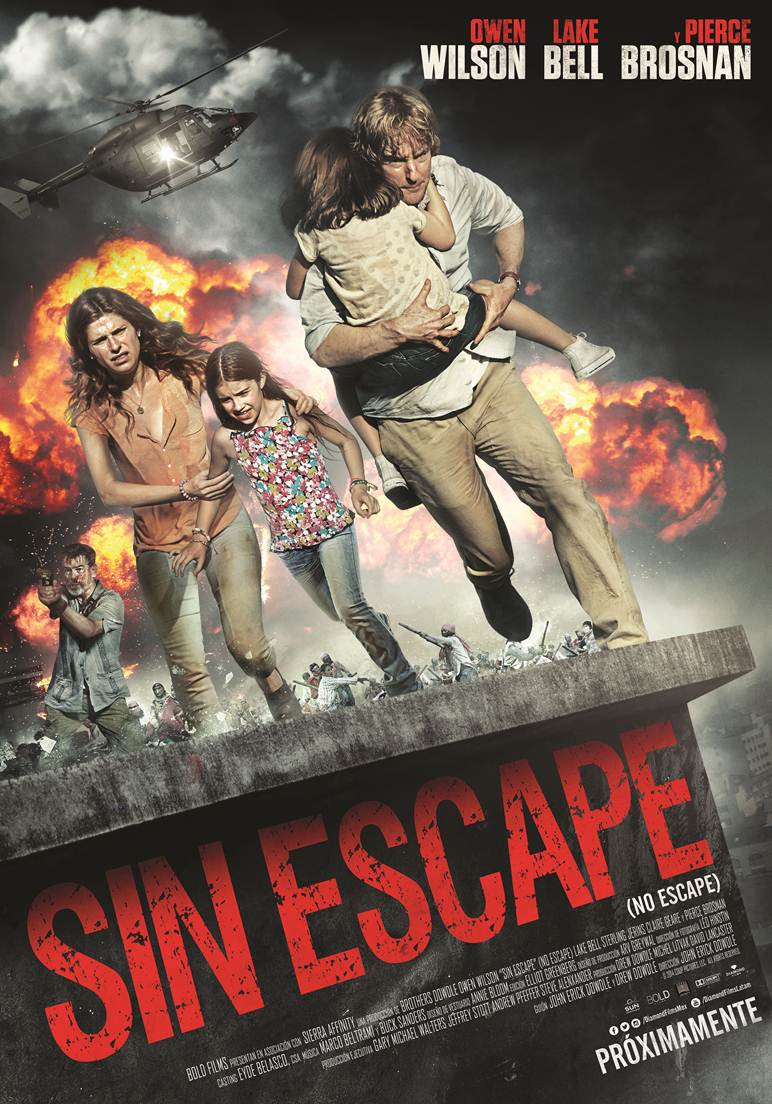 Nuevos posters y trailer de la película Sin Escape (No Escape) - TVCinews