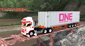 Trailer Kontainer ONE Untuk Euro Truck Simulator 2