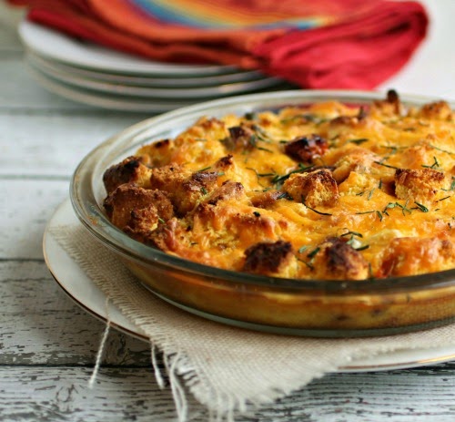 Hungry Couple: Southwestern Egg and Sausage Cornbread Bake