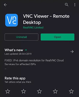 VNC Viewer in Play Store