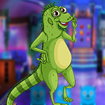 Play Games4King - G4K Beautiful Green Iguana Escape Game