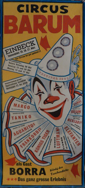 Affiche reprises du cirque Danois Benneweis