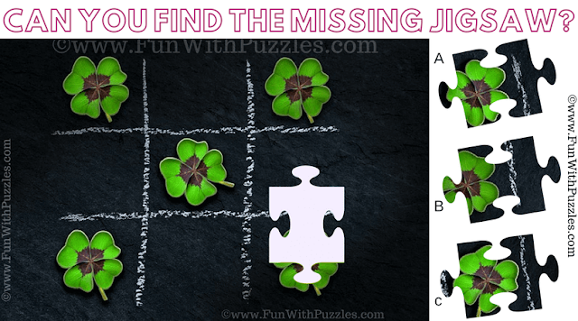 Solve the Missing Jigsaw Piece Riddle: Floral IQ Challenge