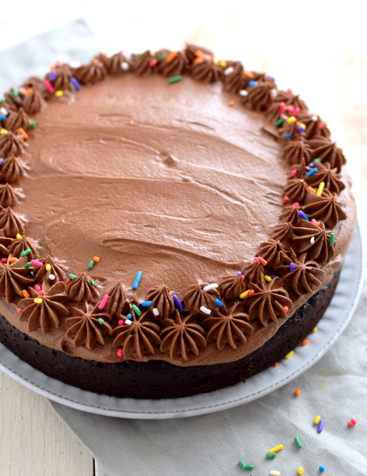 Torta chocolate sin huevo {5to. cumpleblog} | Bizcochos
