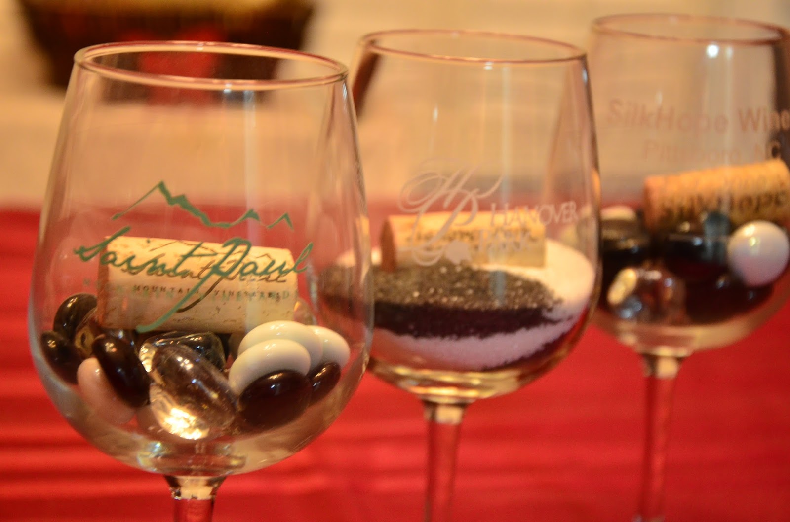 Triangle Around Town 5 Crafty Things to do with Wine Glasses