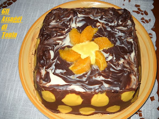 torta all'arancia e cioccolato