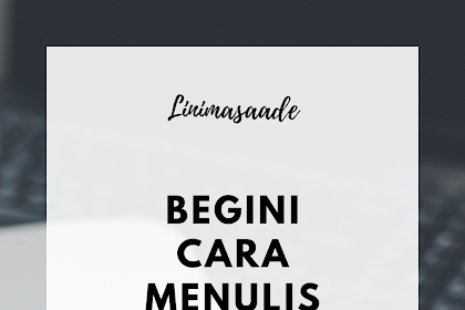 Begini Cara Menulis Artikel SEO Bagi Blogger