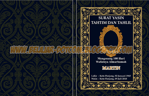 22 Download Desain Cover Yasin Kosong Cdr Kumpulan Tutorial