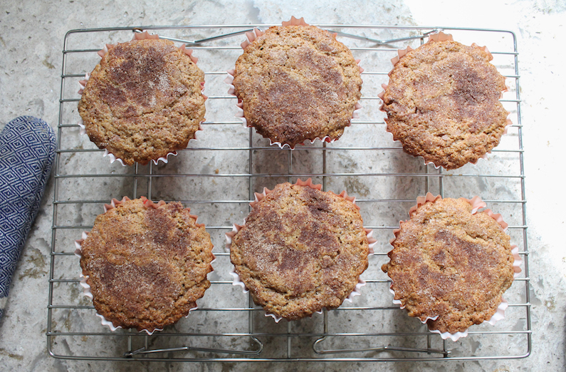 Food Lust People Love Cinnamon Brown Butter Sourdough Muffins MuffinMonday