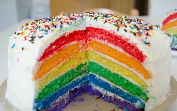 Resep Kue Rainbow Cake