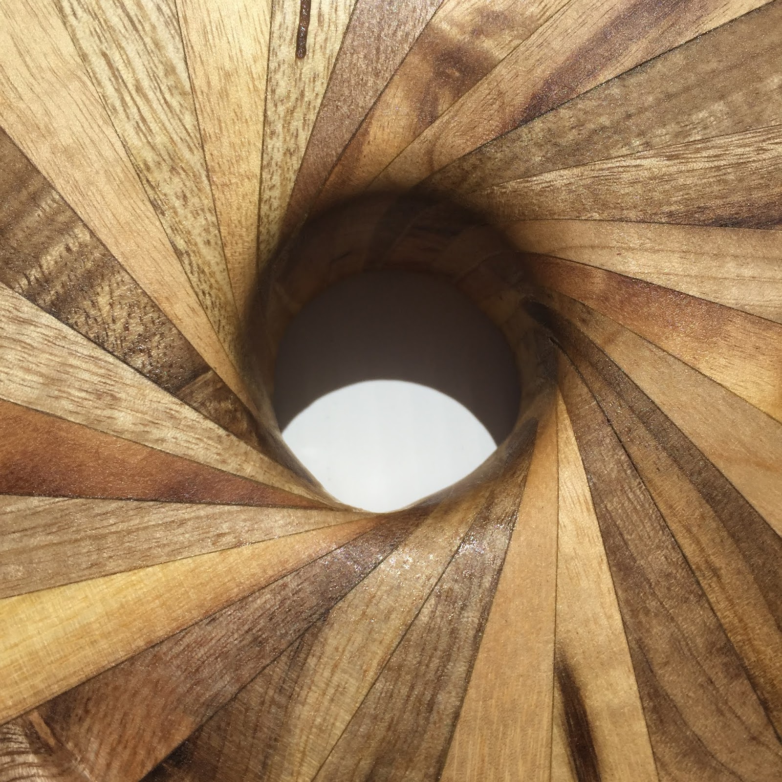 Myrtle Wood Spiral cheeseboard (For Sale)