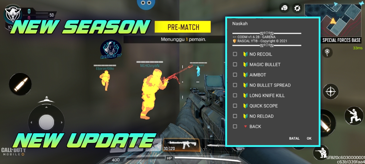 CODM HACK 25 NOVEMBER 2021 NEW UPDATE SEASON 10