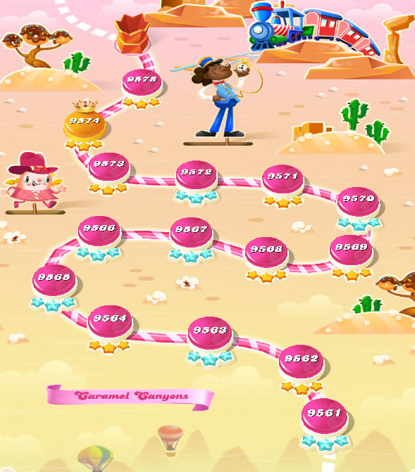 Candy Crush Saga level 9561-9575 Candy Crush Saga level 9561-9575