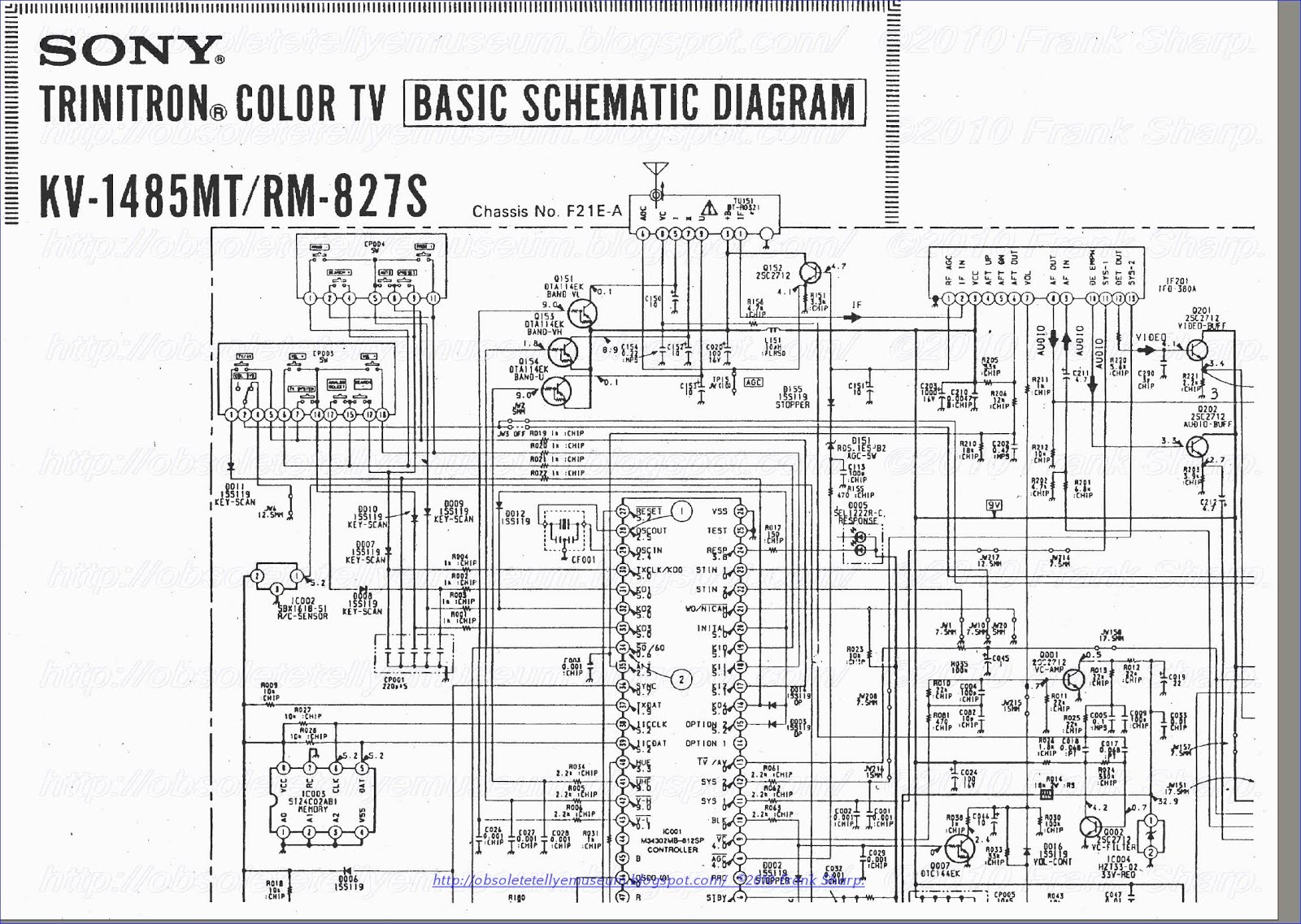 Схема телевизора sony