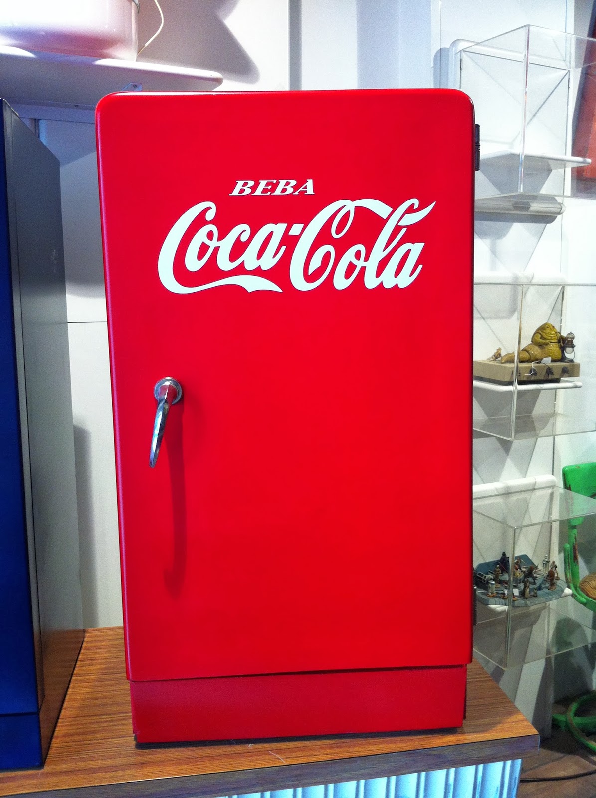 decoración vintage, antiguitats-baraturantic: nevera vintage coca cola
