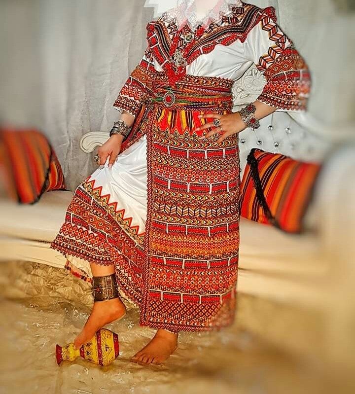 robe blanche kabyle