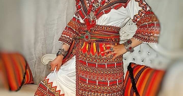 robe kabyle blanc
