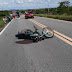 Colisão entre carro e moto deixa uma vítima fatal na BR-030, próximo ao distrito de Sussuarana 