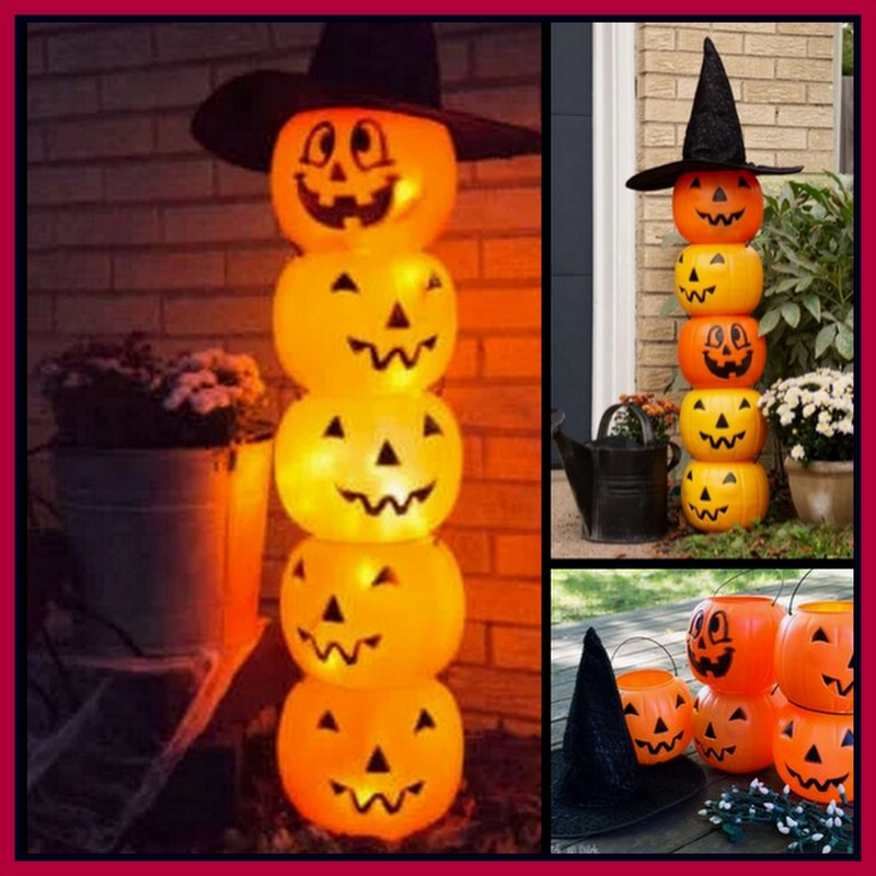DIY And Household Tips: How To Make A Glowing Plastic JACK O’ LANTERN ...
