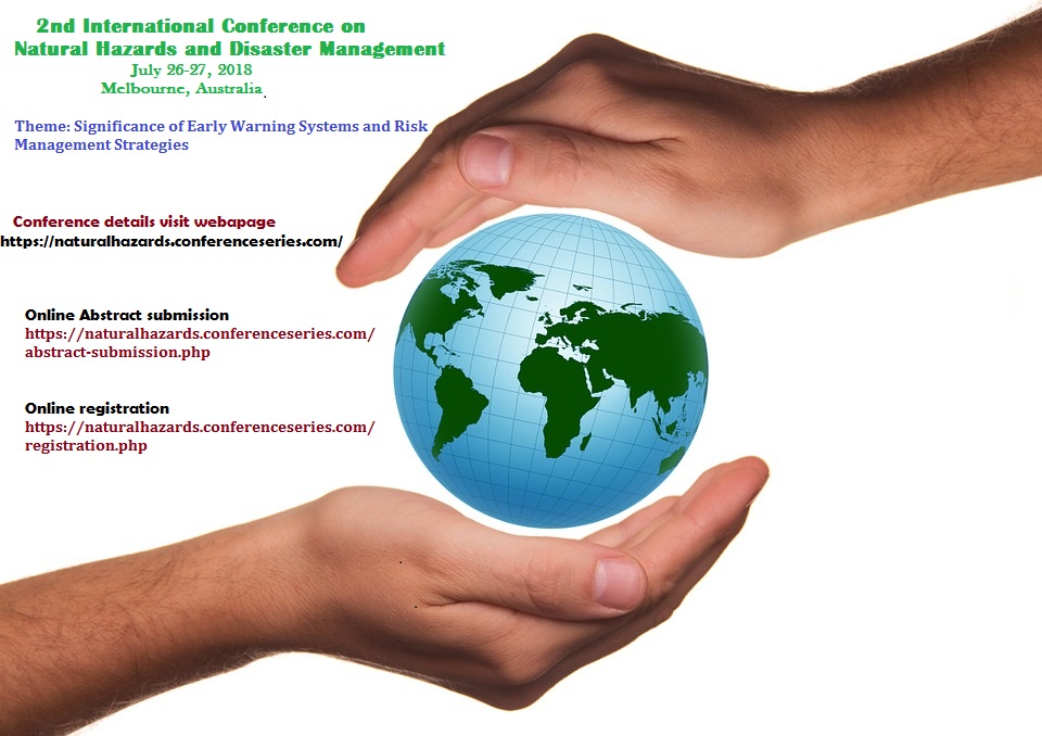 3rd International Conference on Natural Hazards and Disaster Management