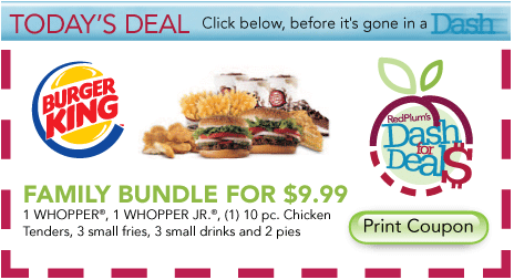 One Day at a Time Mama: *HOT*Burger King Family Bundle Meal Coupon!!