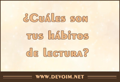 Encuesta sobre hábitos de lectura