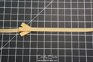 Heart's Delight Cards, Ribbon Tutorial, Bumblebee Gingham Ribbon, Stampin' Up!, 2020-2021 Annual Catalog