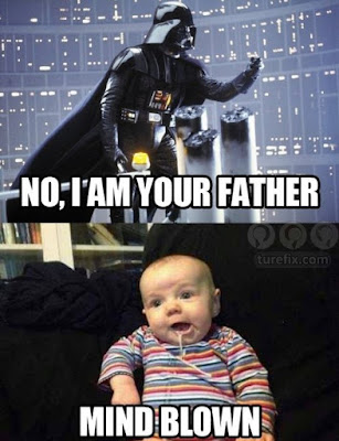 Luke, I am your father., funny Star Wars Meme, Darth Vader