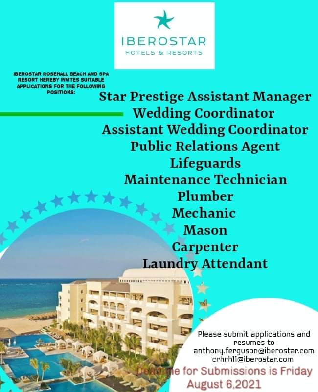 I Need A Job Jamaica Iberostar Montego Bay