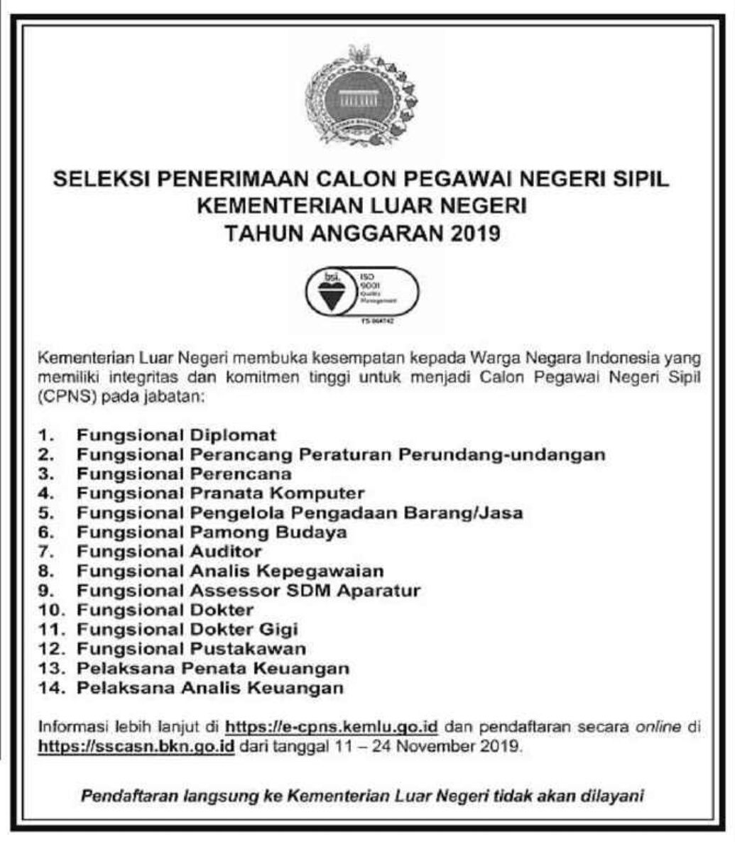 Contoh Iklan Baris Lowongan Kerja Di Koran Temukan Contoh