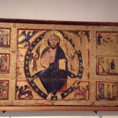 Pinacoteca di Siena: Dossale Maestro di Tressa (part.): prima pittura datata 1215