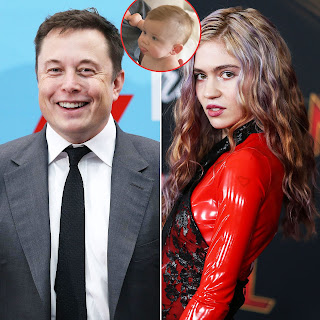 Grimes with elon musk