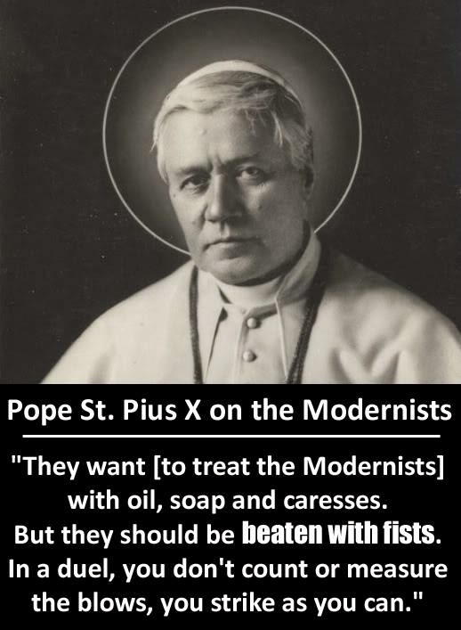 St. Pius X's Excommunication of VII Modernists