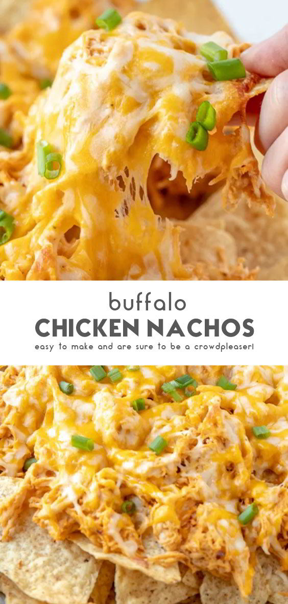 Buffalo Chicken Nachos - Estalase Guru