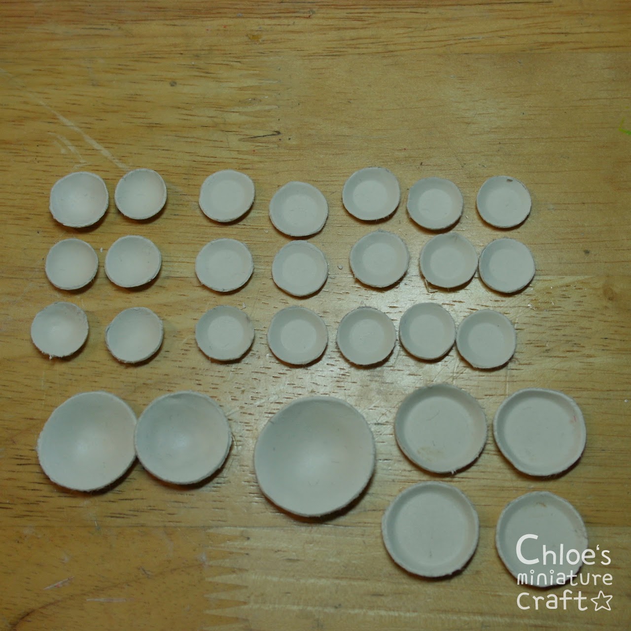 Chloe's Miniature Craft 미니어쳐 그릇 만들기 How to make miniature plates