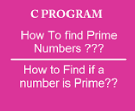 C Program to Check Whether a Number is Prime or Not.