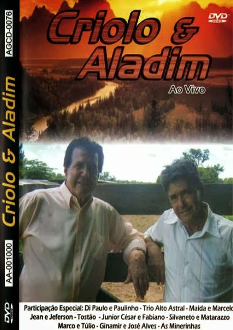 DVD Criolo e Aladim - Ao Vivo