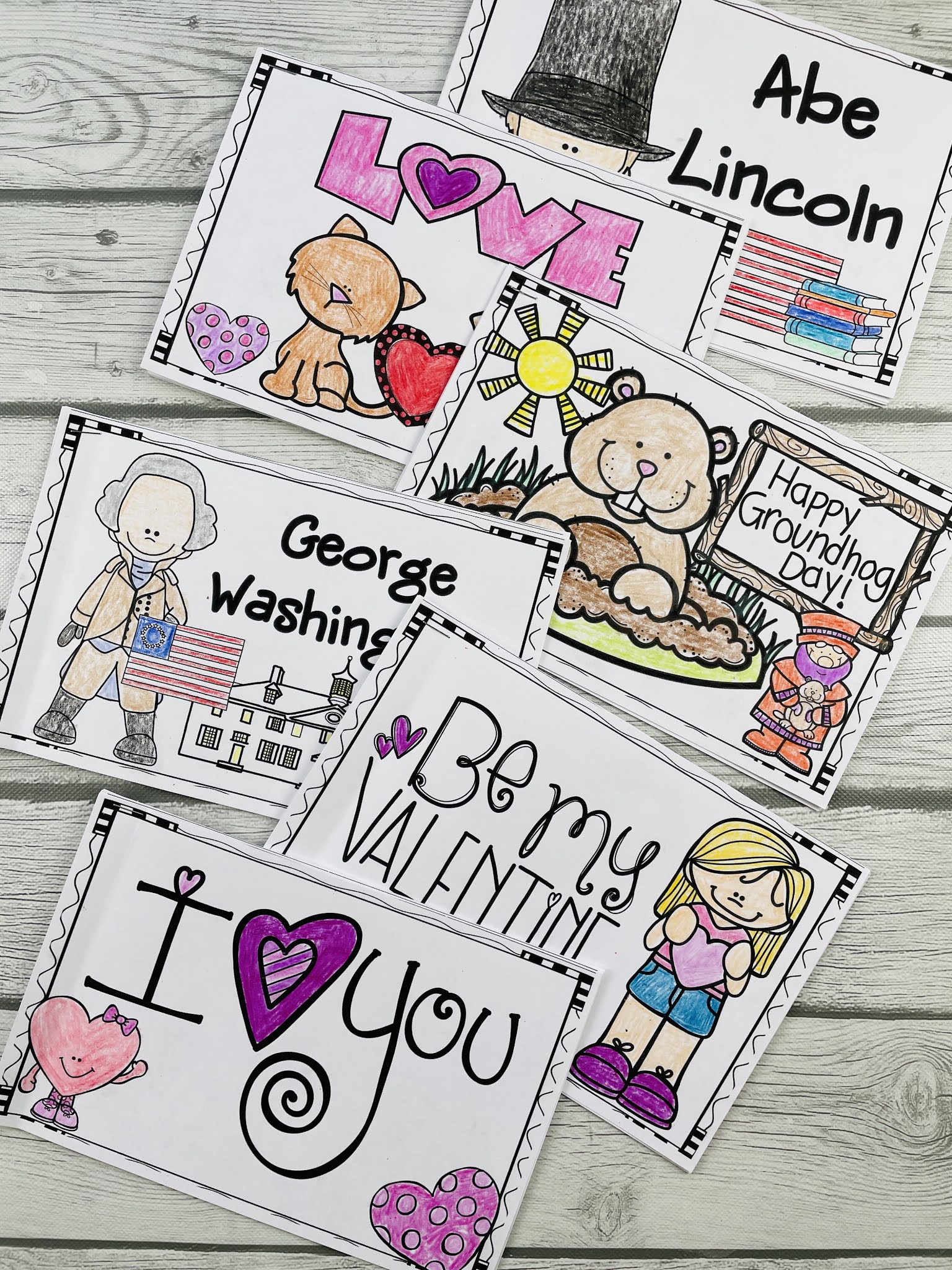6 Kindergarten Books for February (Valentine's Day, Presidents Day