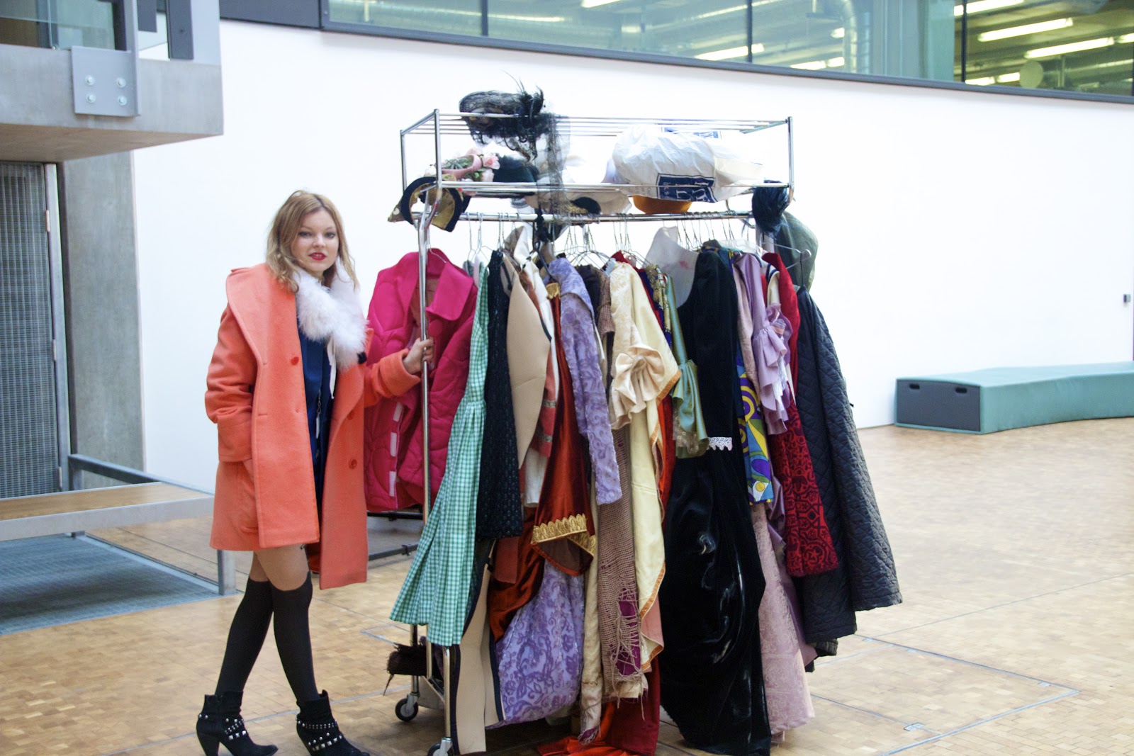 Cycle in Heels Quick changing costume