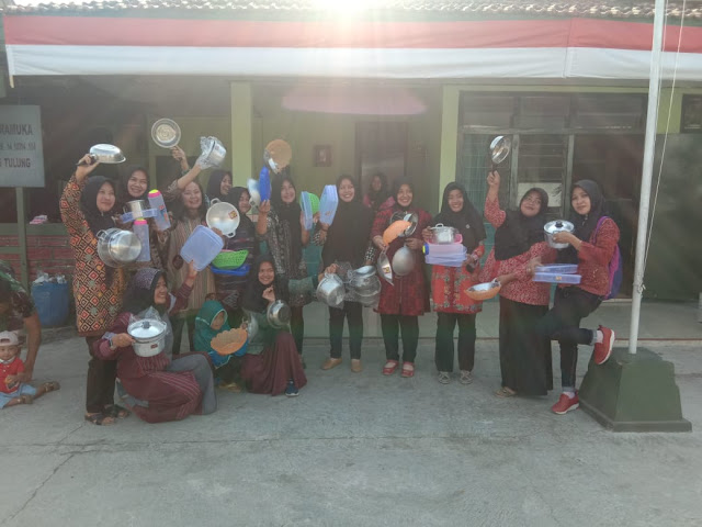 Pererat Tali Silaturohmi, Persit Koramil Tulung Adakan Pertemuan Rutin