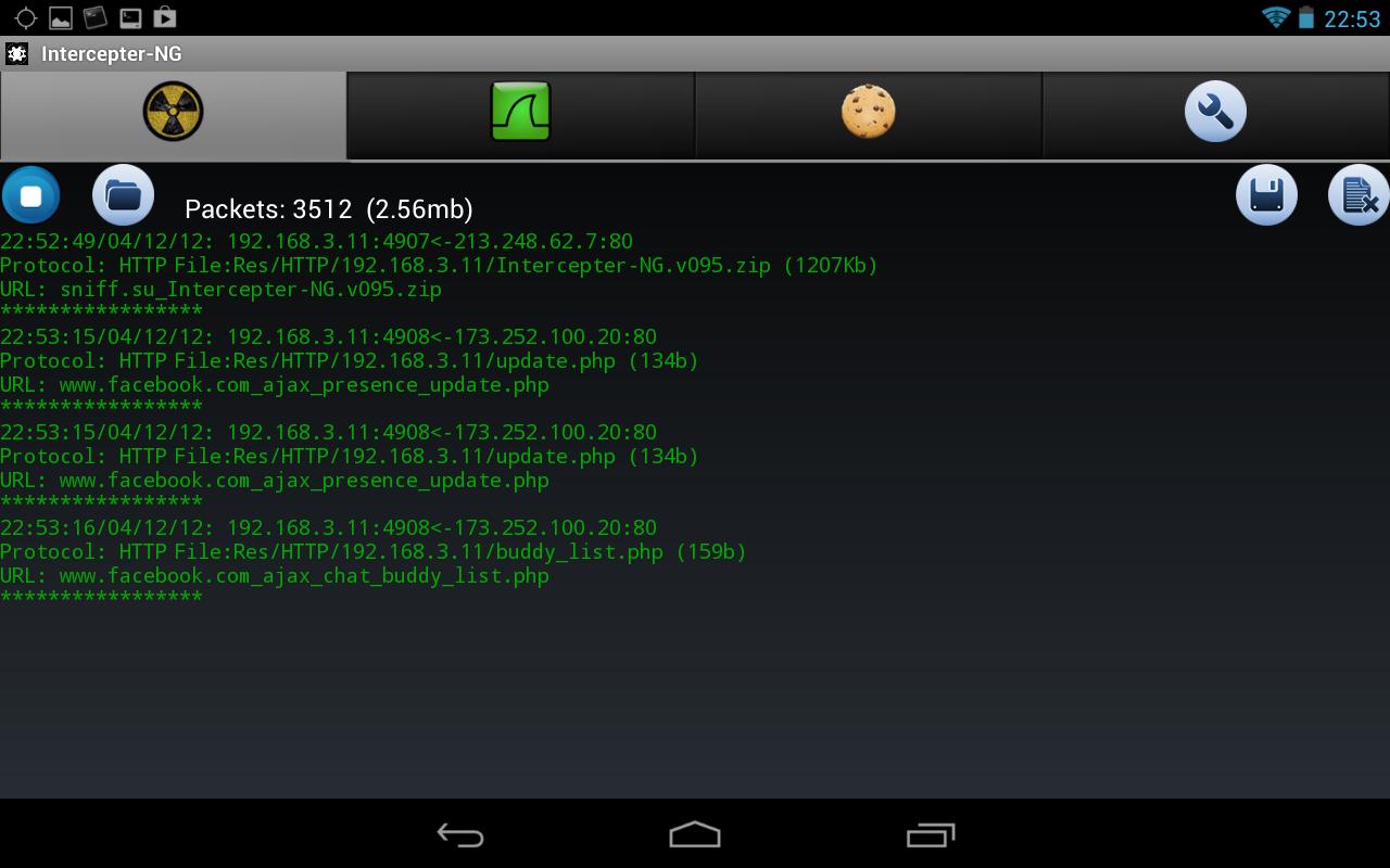 IntercepterNG v1.9 Multifunctional Network Toolkit for Android