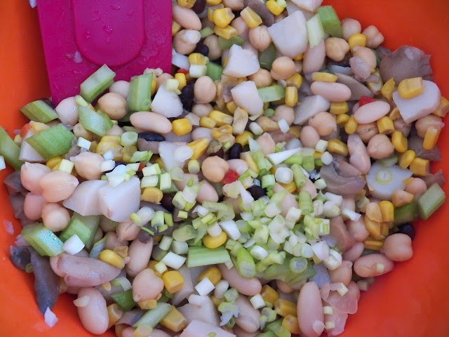 Chop Salad with beans