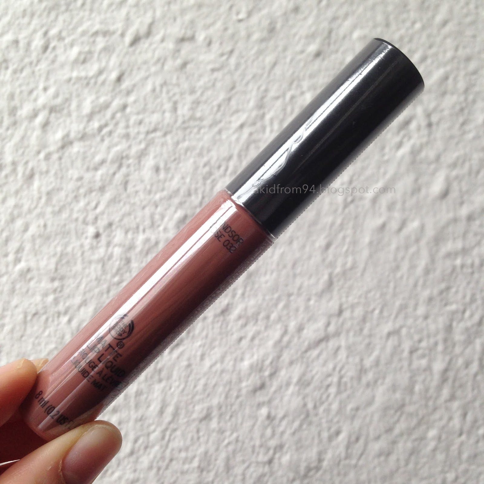 Beauty Journal The Body Shop "Windsor Rose 032" Matte Lip Liquid