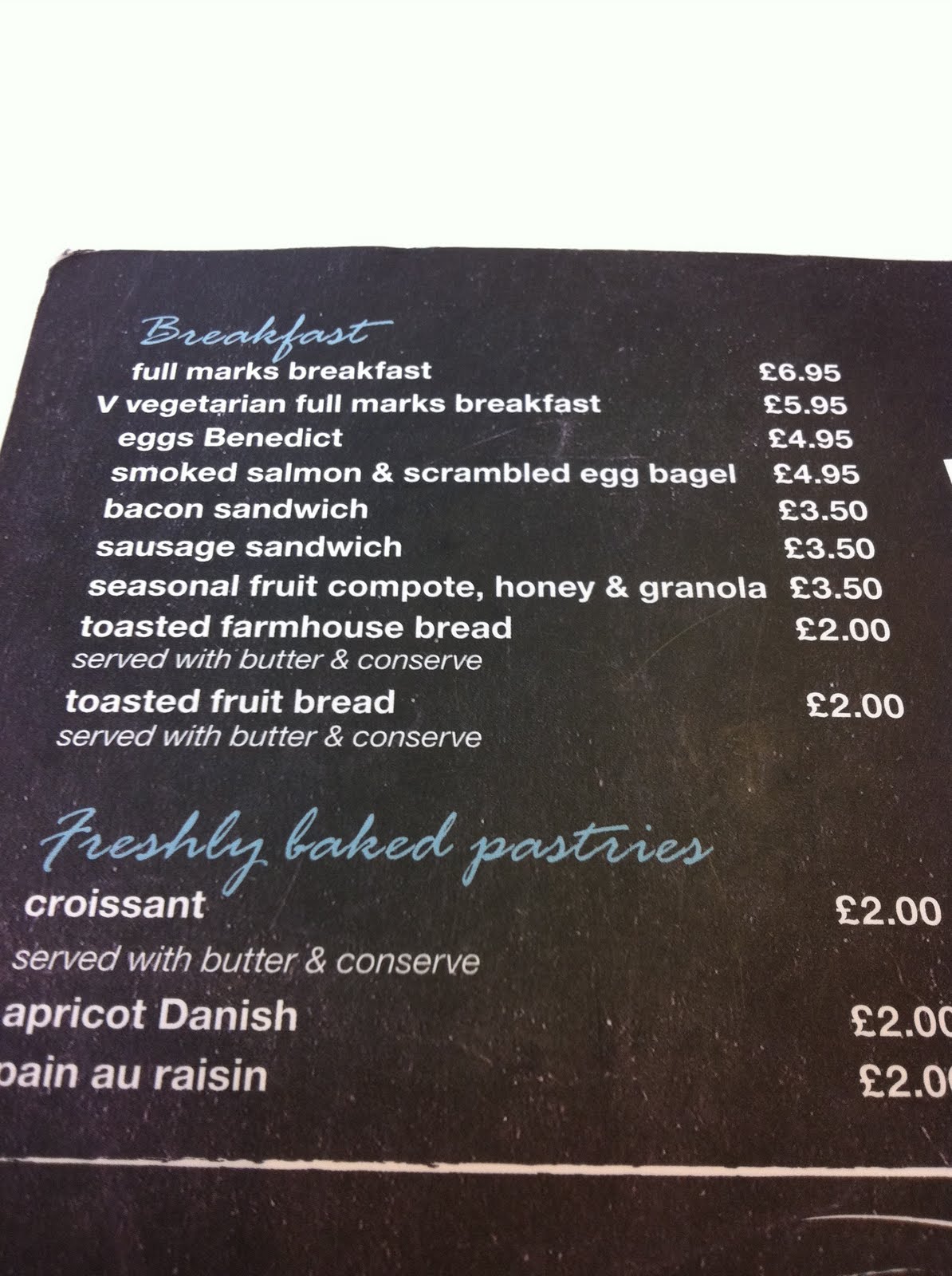 The Fry up Inspector M&S Kitchen Norwich