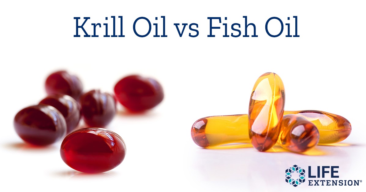 The Life Extension Blog Krill Oil vs Fish Oil Why You Could Benefit