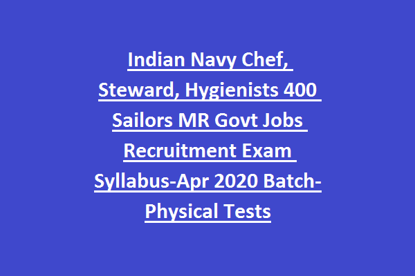 Navy Physical Test Chart