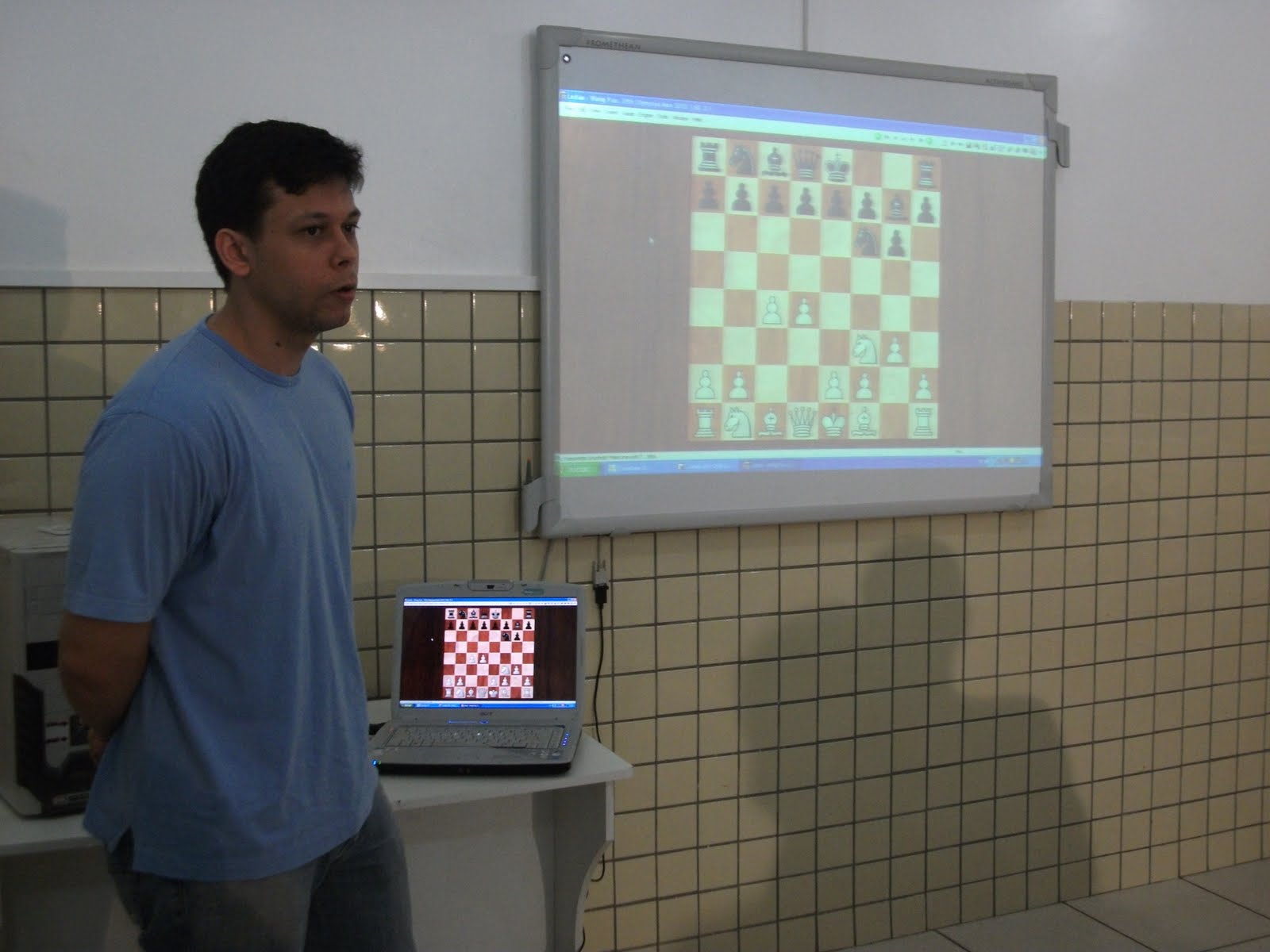 Palestra 'Estratégias do Xadrez do tabuleiro para a vida' com o GM Rafael  Leitão 